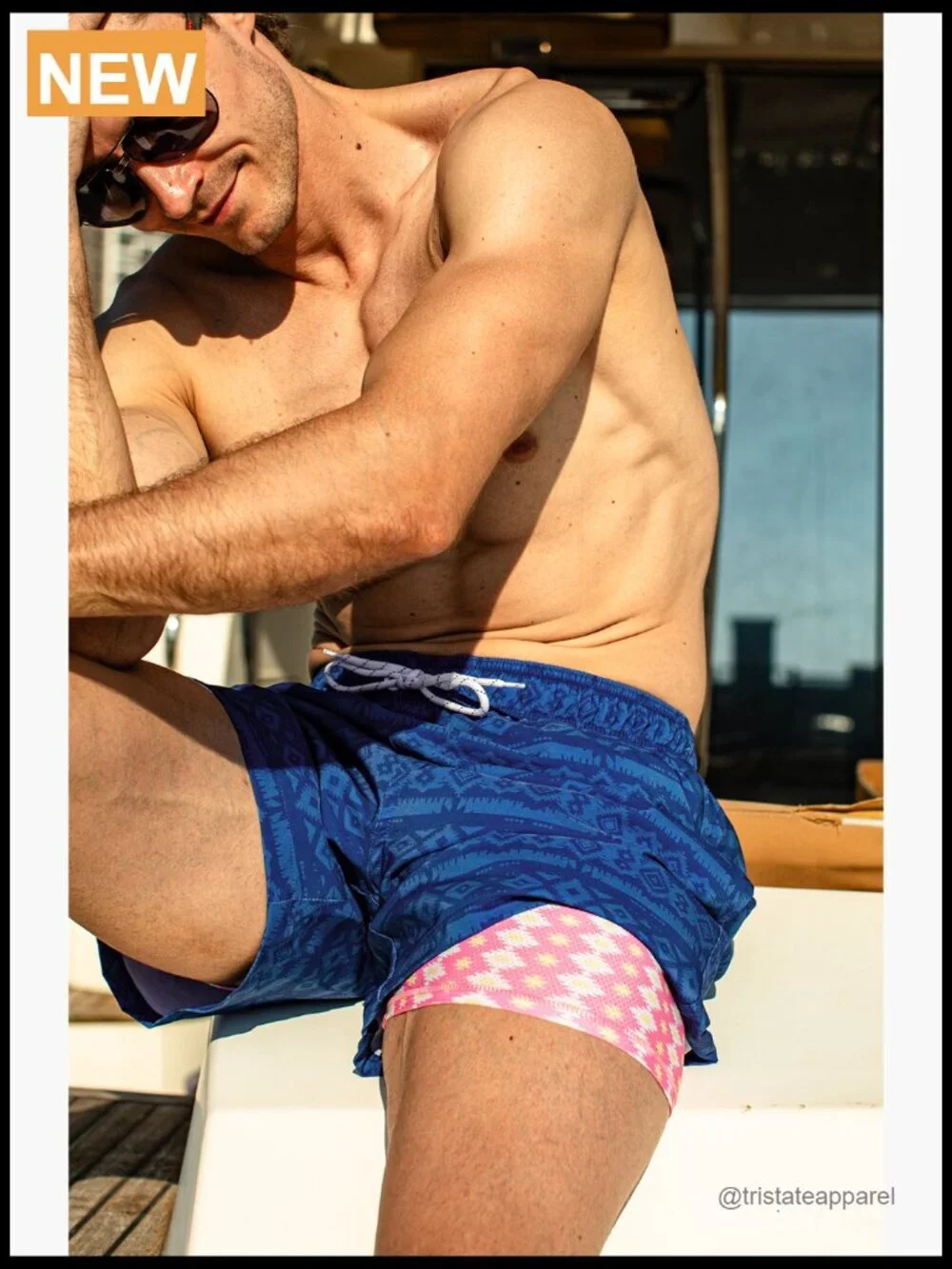 Mens Swim Trunks with Compression Liner 5 Inch Inseam Quick Dry UPF 50+
